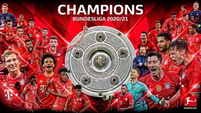«Бавария» досрочно выиграла Бундеслигу-2020/21
