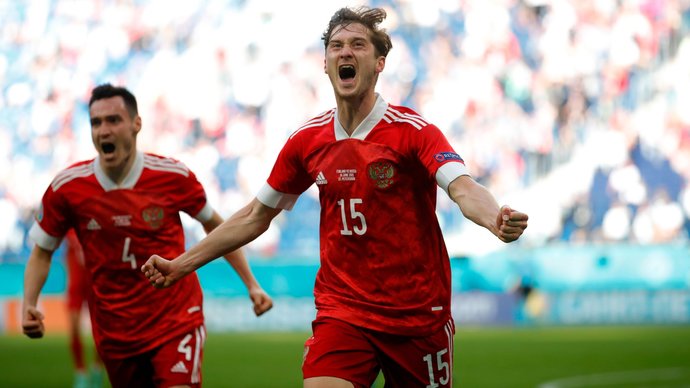 Россия одержала первую победу на Евро-2020 над Финляндией