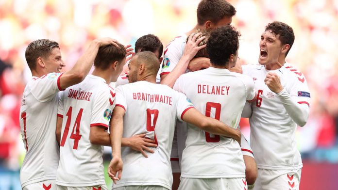 Дания разгромила Уэльс в 1/8 финала чемпионата Европы-2020