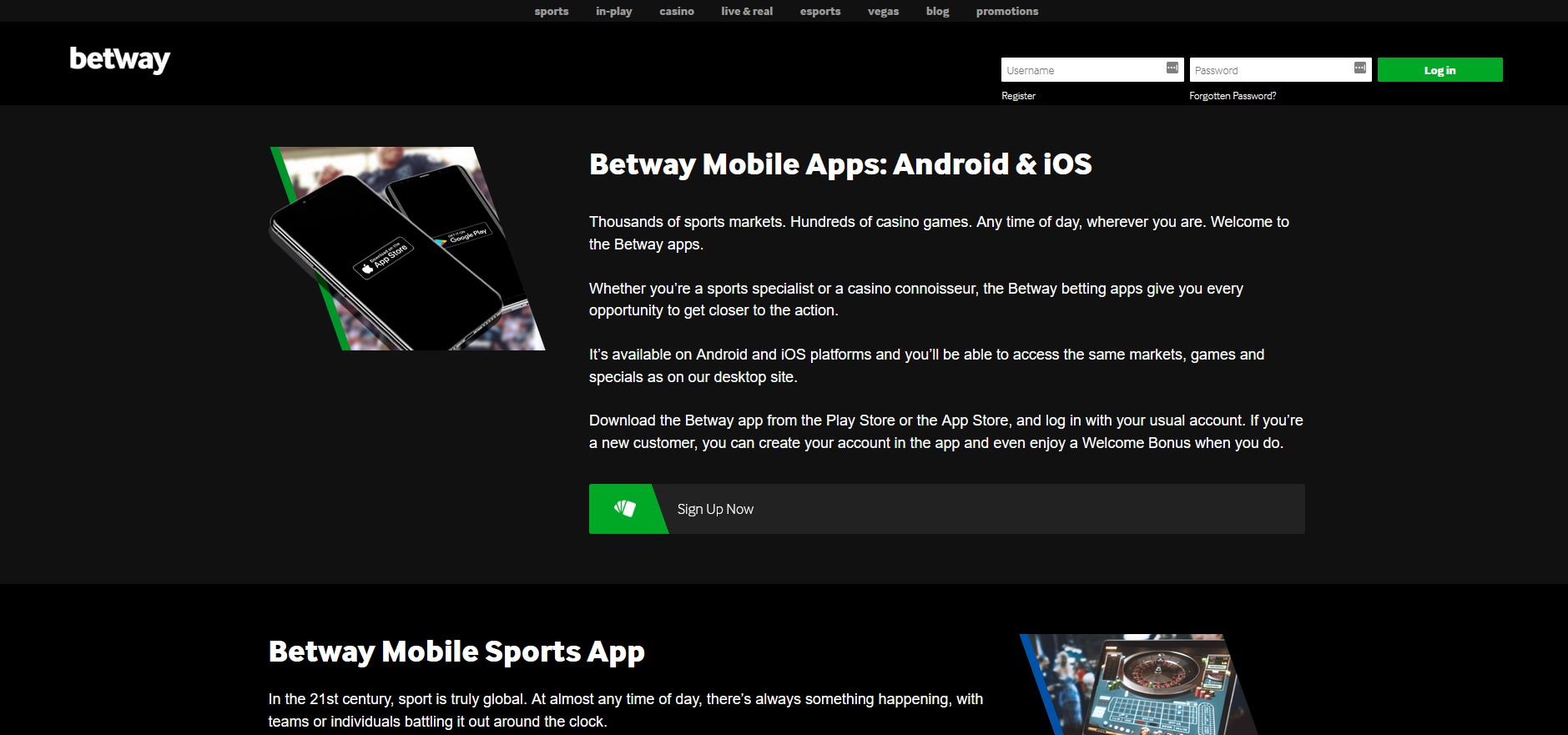betway mobile