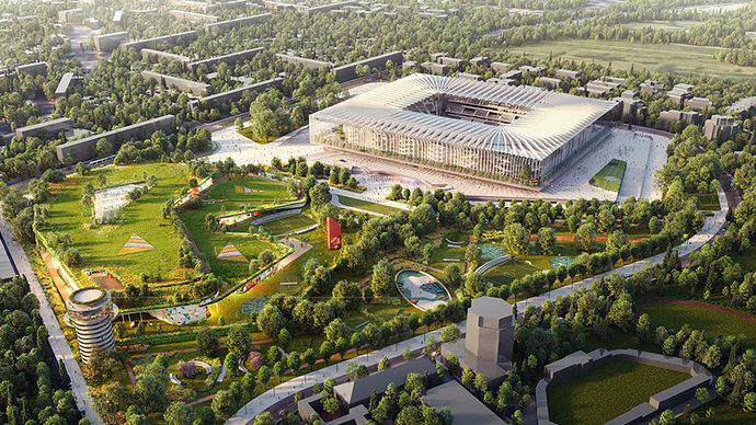 «Милан» и «Интер» показали проект нового стадиона