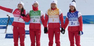 Российские лыжницы выиграли эстафету на Олимпиаде-2022